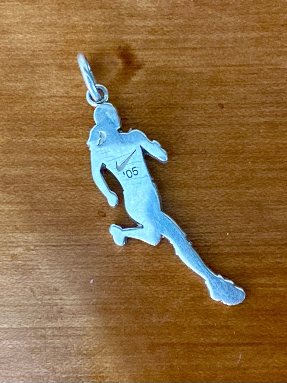 Tiffany & Co and Nike Sterling Silver '05 Marathon Runner Finisher Pendant Charm
